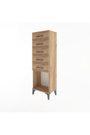 Arges Dolap 5 Çekmeceli 44x30x134 - S16M081V9A