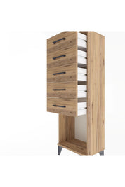 Arges Dolap 5 Çekmeceli 44x30x134 - S16M081V9A
