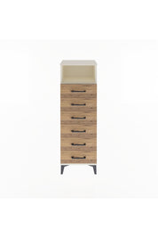 Arges Dolap Tek Raflı 6 Çekmeceli 44x30x134 - S16M082V3A