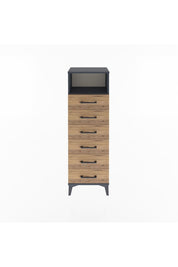 Arges Dolap Tek Raflı 6 Çekmeceli 44x30x134 - S16M082V6A