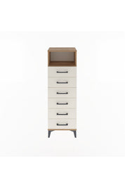 Arges Dolap Tek Raflı 6 Çekmeceli 44x30x134 - S16M082V7A