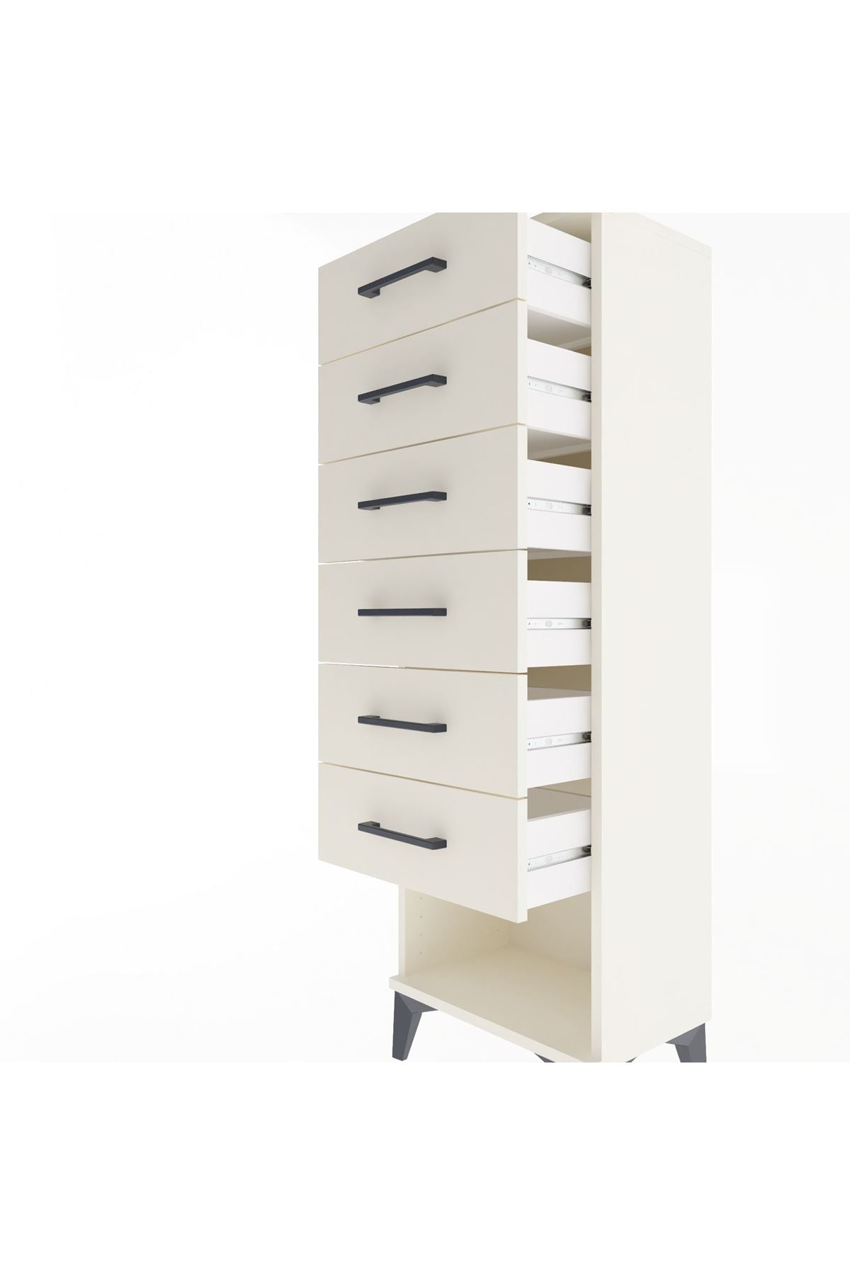 Arges Dolap 6 Çekmeceli 44x30x134 - S16M083V1A