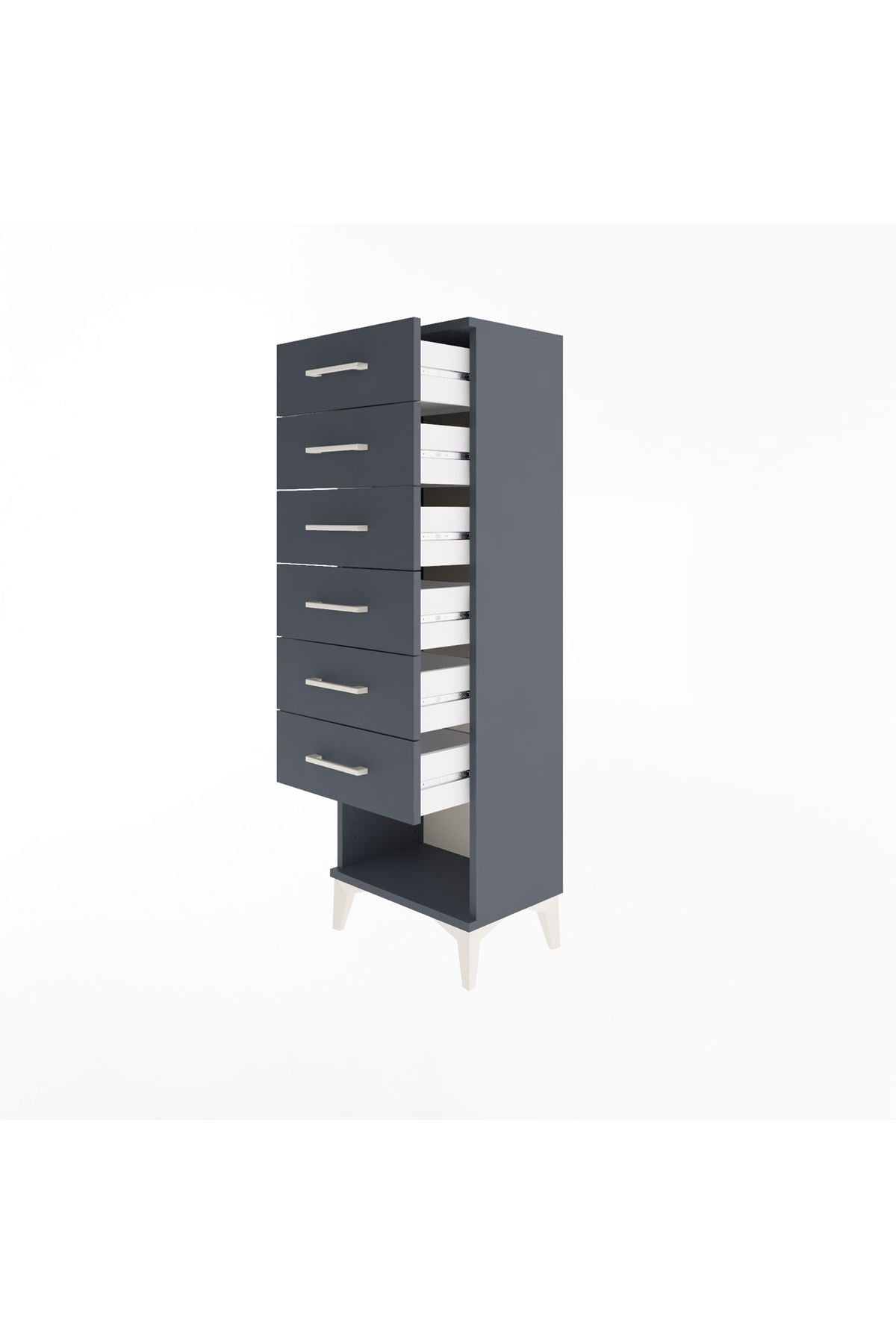 Arges Dolap 6 Çekmeceli 44x30x134 - S16M083V5A