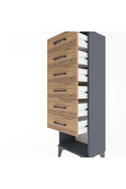 Arges Dolap 6 Çekmeceli 44x30x134 - S16M083V6A