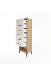 Arges Dolap 6 Çekmeceli 44x30x134 - S16M083V7A