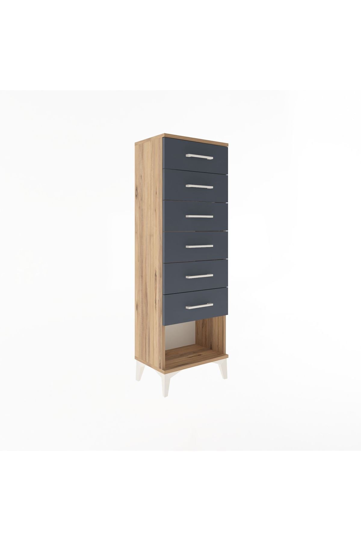 Arges Dolap 6 Çekmeceli 44x30x134 - S16M083V8A