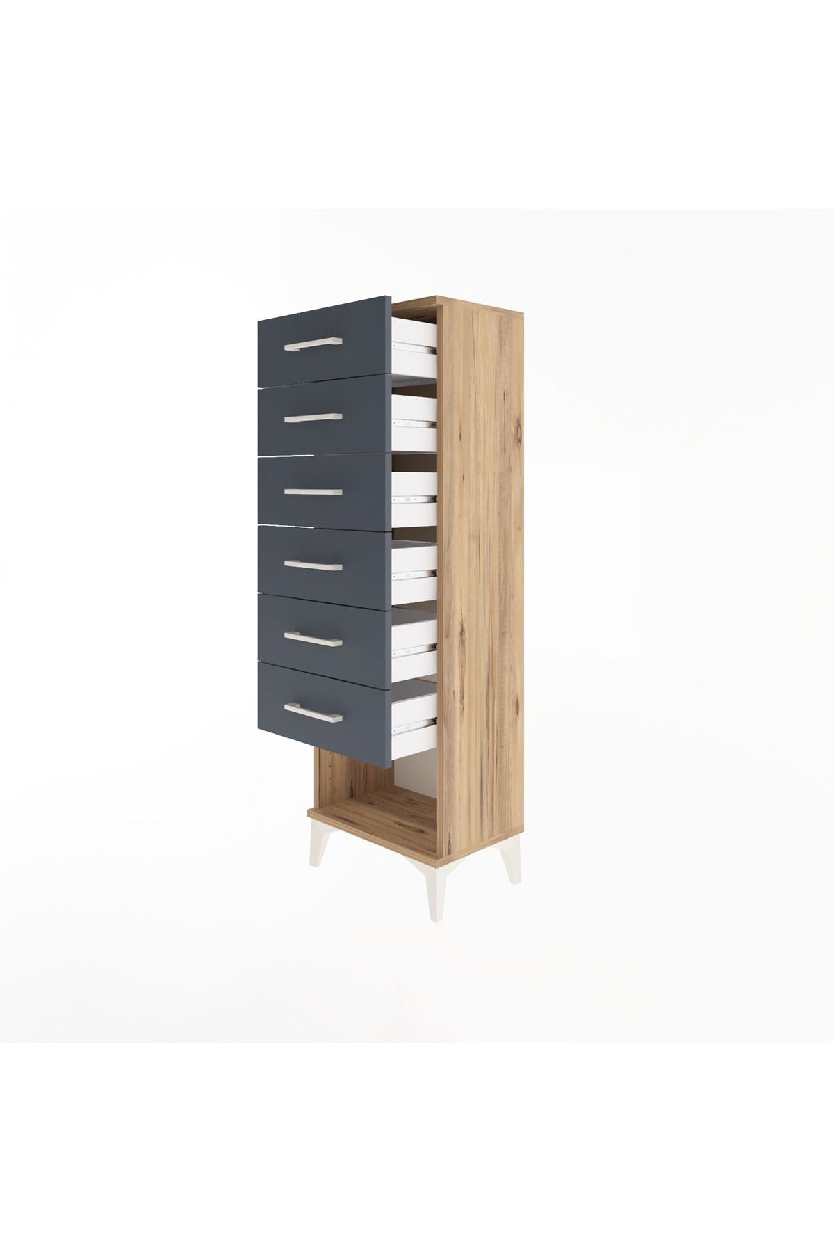Arges Dolap 6 Çekmeceli 44x30x134 - S16M083V8A