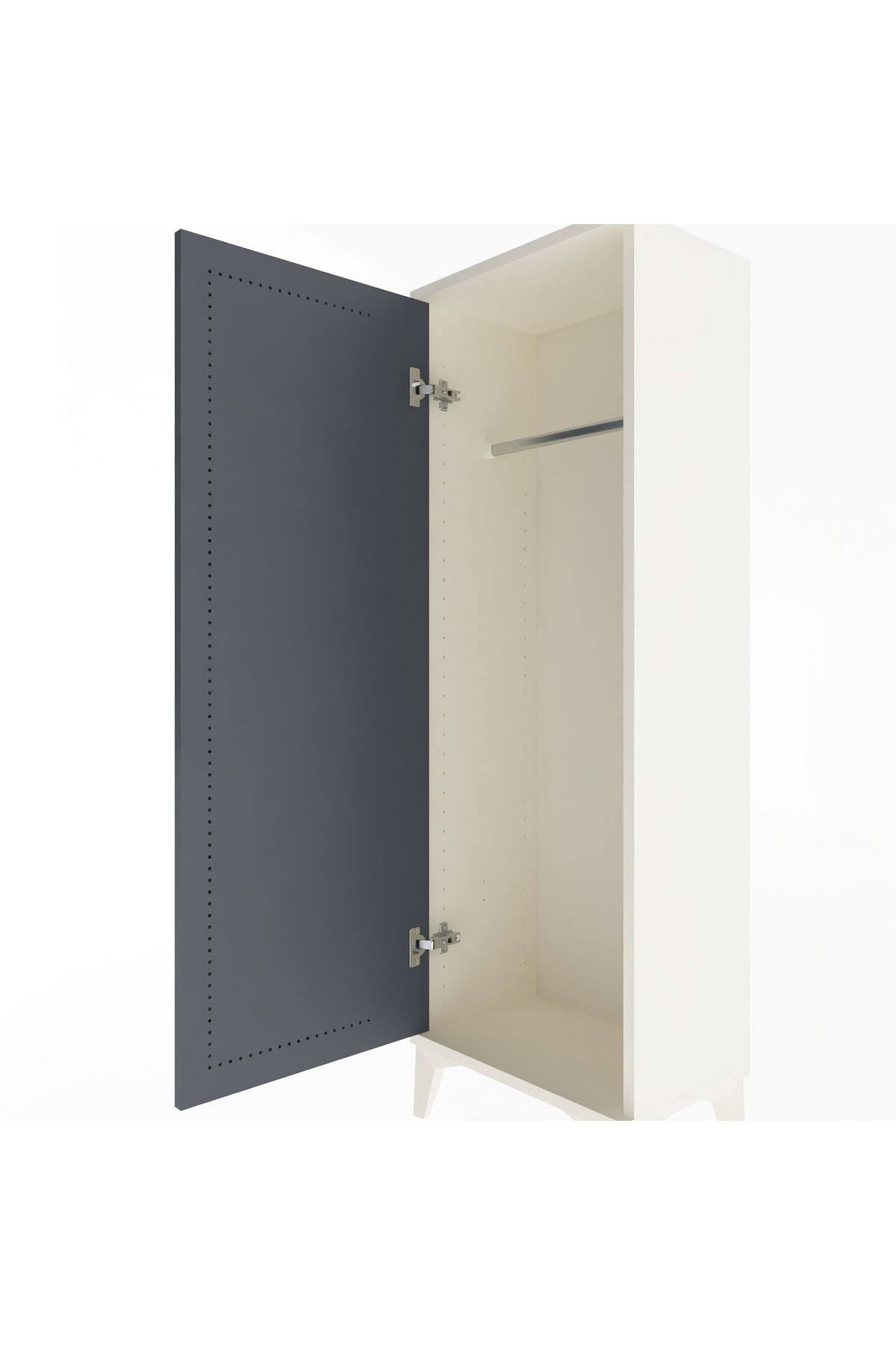 Arges Dolap Tek Kapaklı Tek Askılı 44x30x134 - S16M084V2A