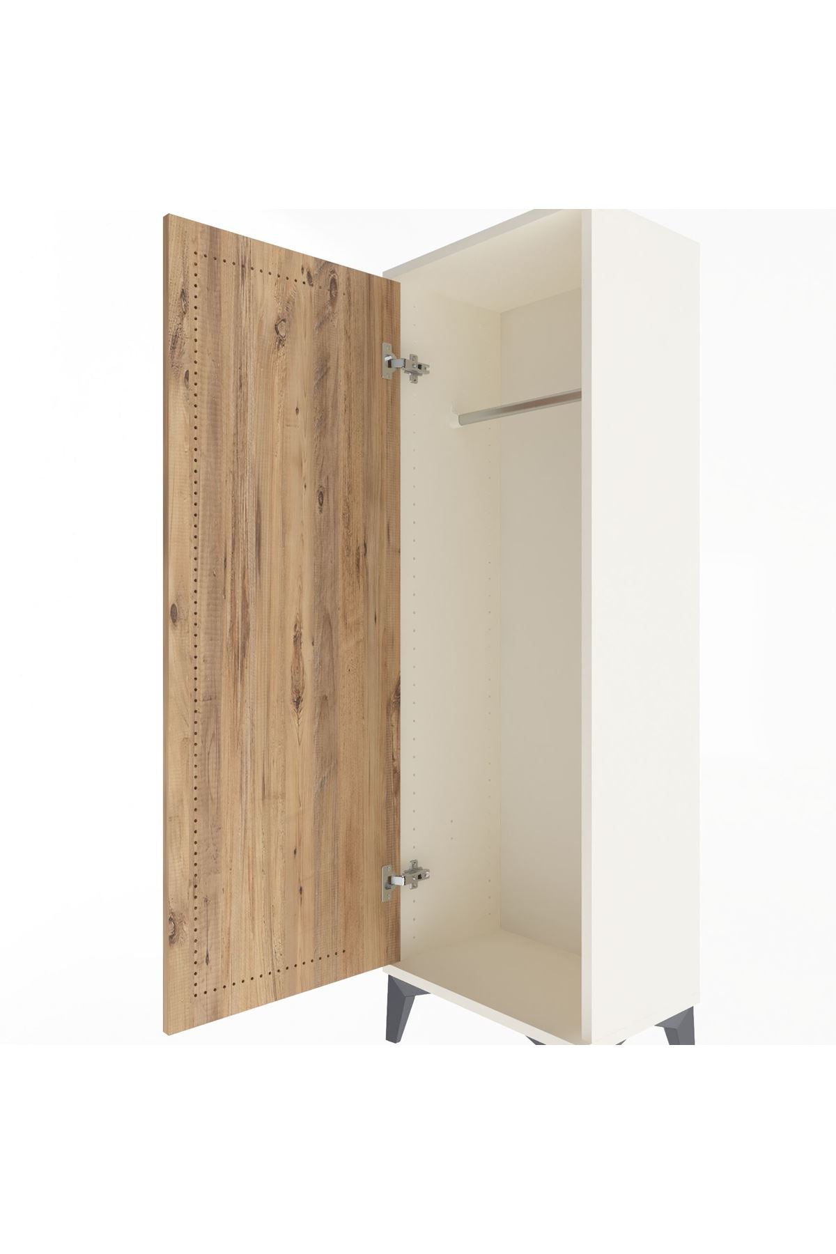 Arges Dolap Tek Kapaklı Tek Askılı 44x30x134 - S16M084V3A