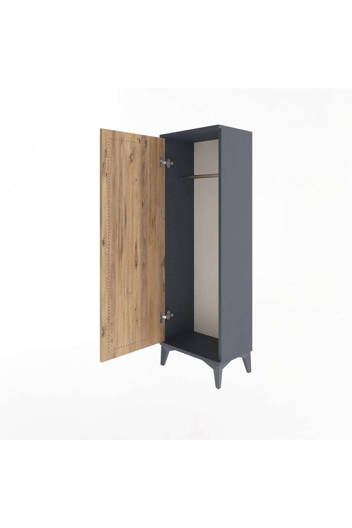 Arges Dolap Tek Kapaklı Tek Askılı 44x30x134 - S16M084V6A