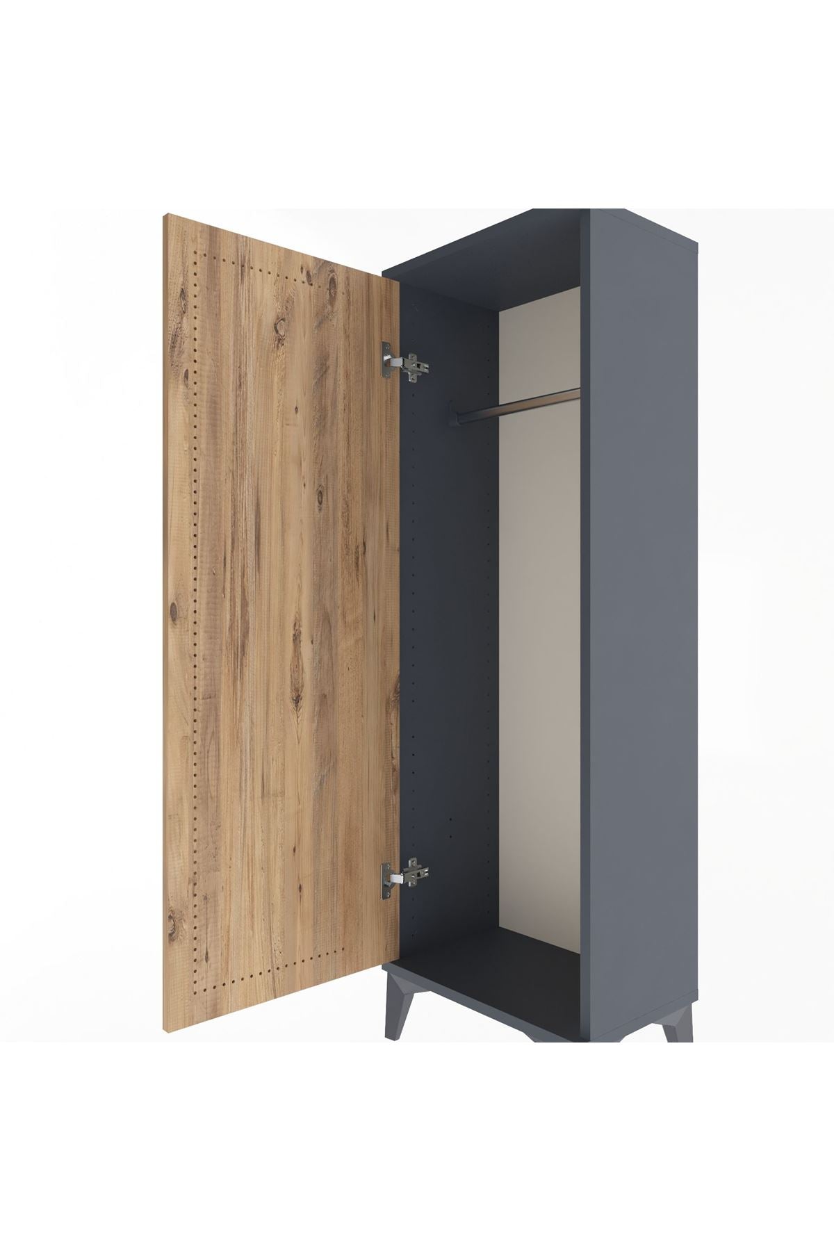 Arges Dolap Tek Kapaklı Tek Askılı 44x30x134 - S16M084V6A