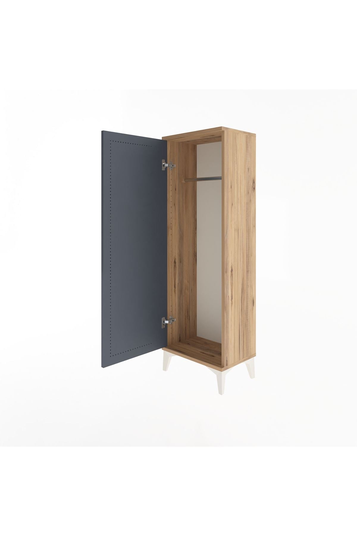 Arges Dolap Tek Kapaklı Tek Askılı 44x30x134 - S16M084V8A
