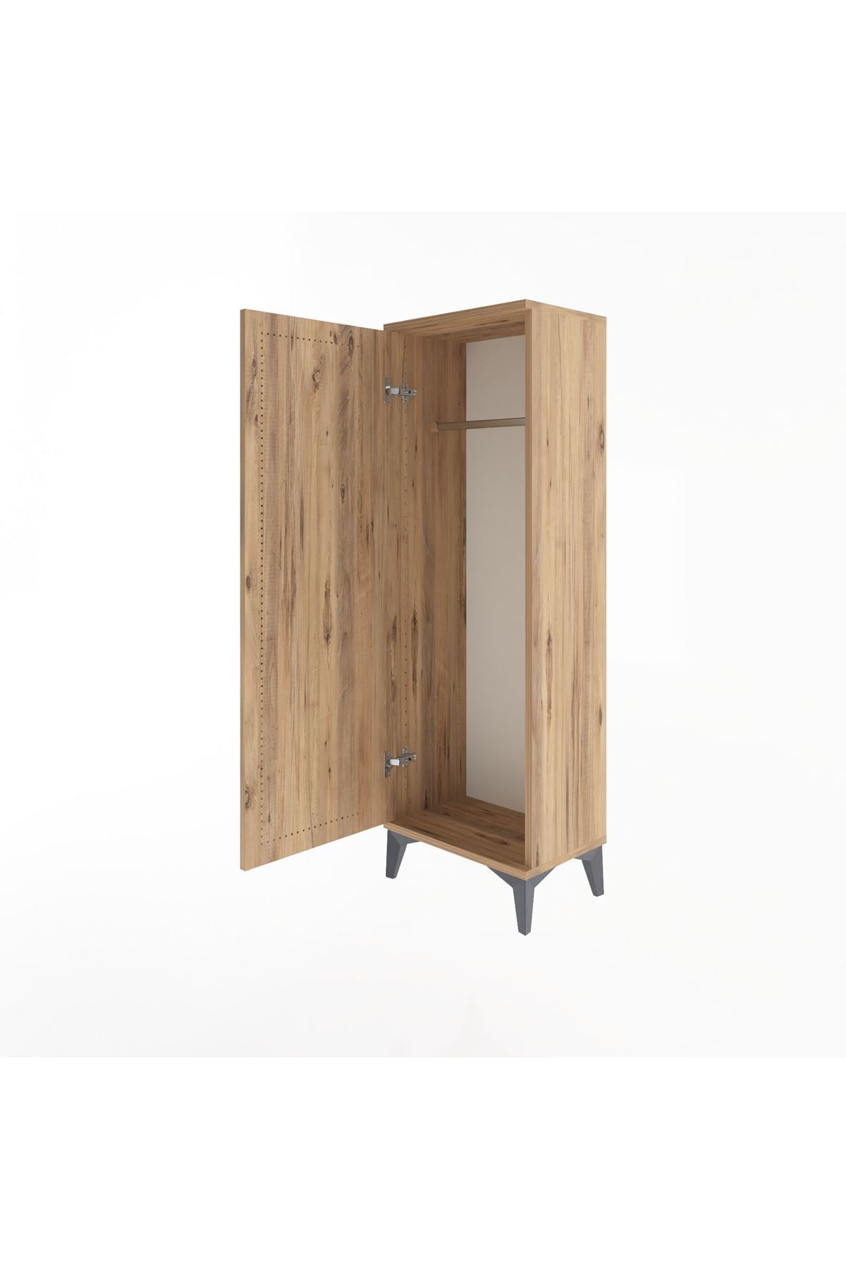Arges Dolap Tek Kapaklı Tek Askılı 44x30x134 - S16M084V9A