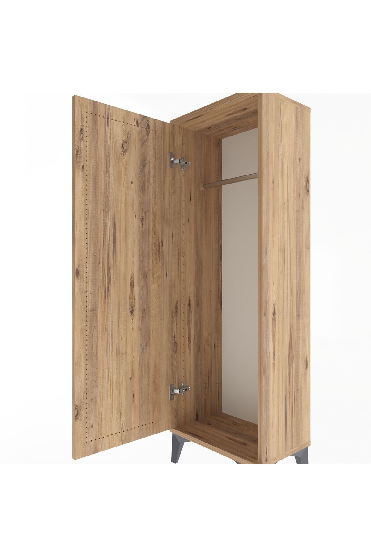 Arges Dolap Tek Kapaklı Tek Askılı 44x30x134 - S16M084V9A