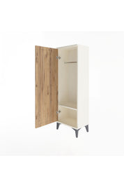Arges Dolap Tek Raflı Tek Kapaklı Tek Askılı 44x30x134 - S16M085V3A