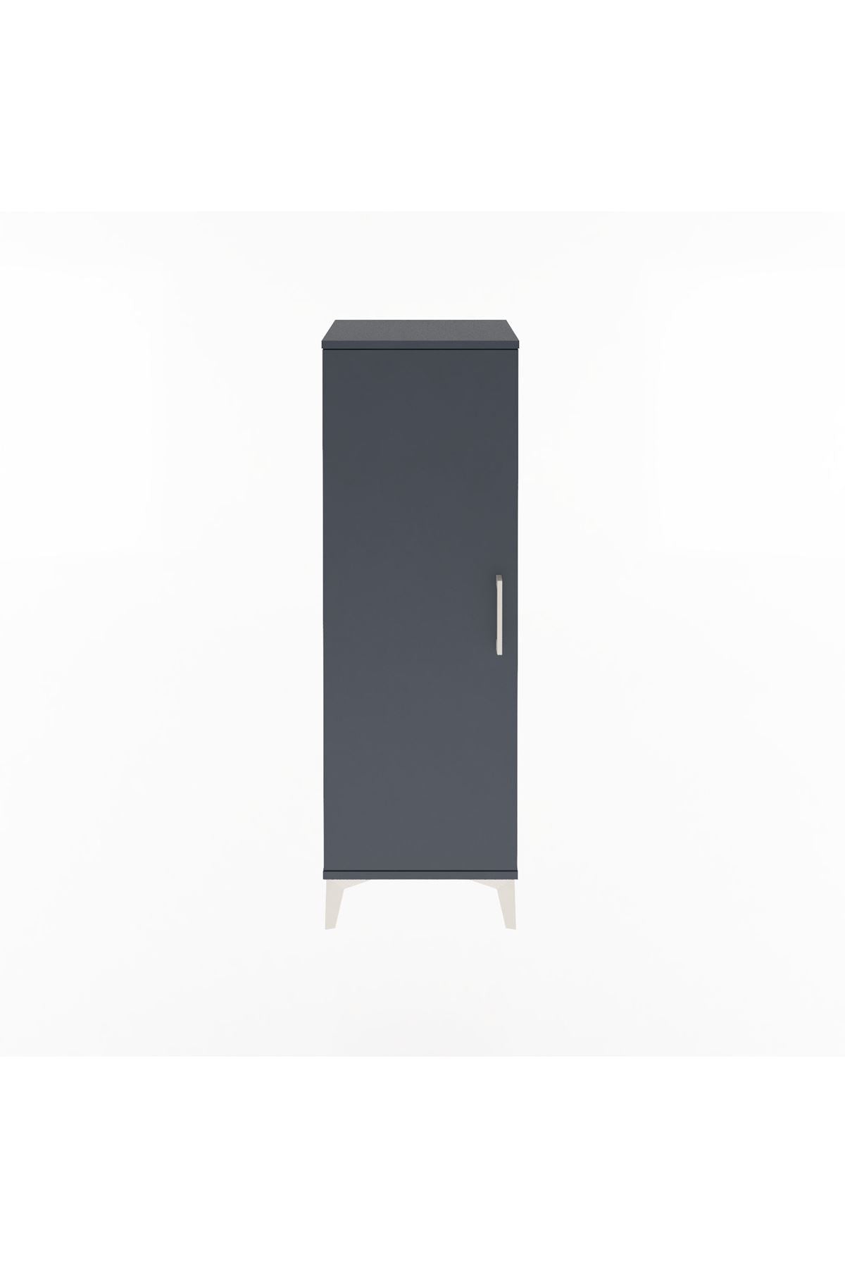 Arges Dolap Tek Raflı Tek Kapaklı Tek Askılı 44x30x134 - S16M085V5A