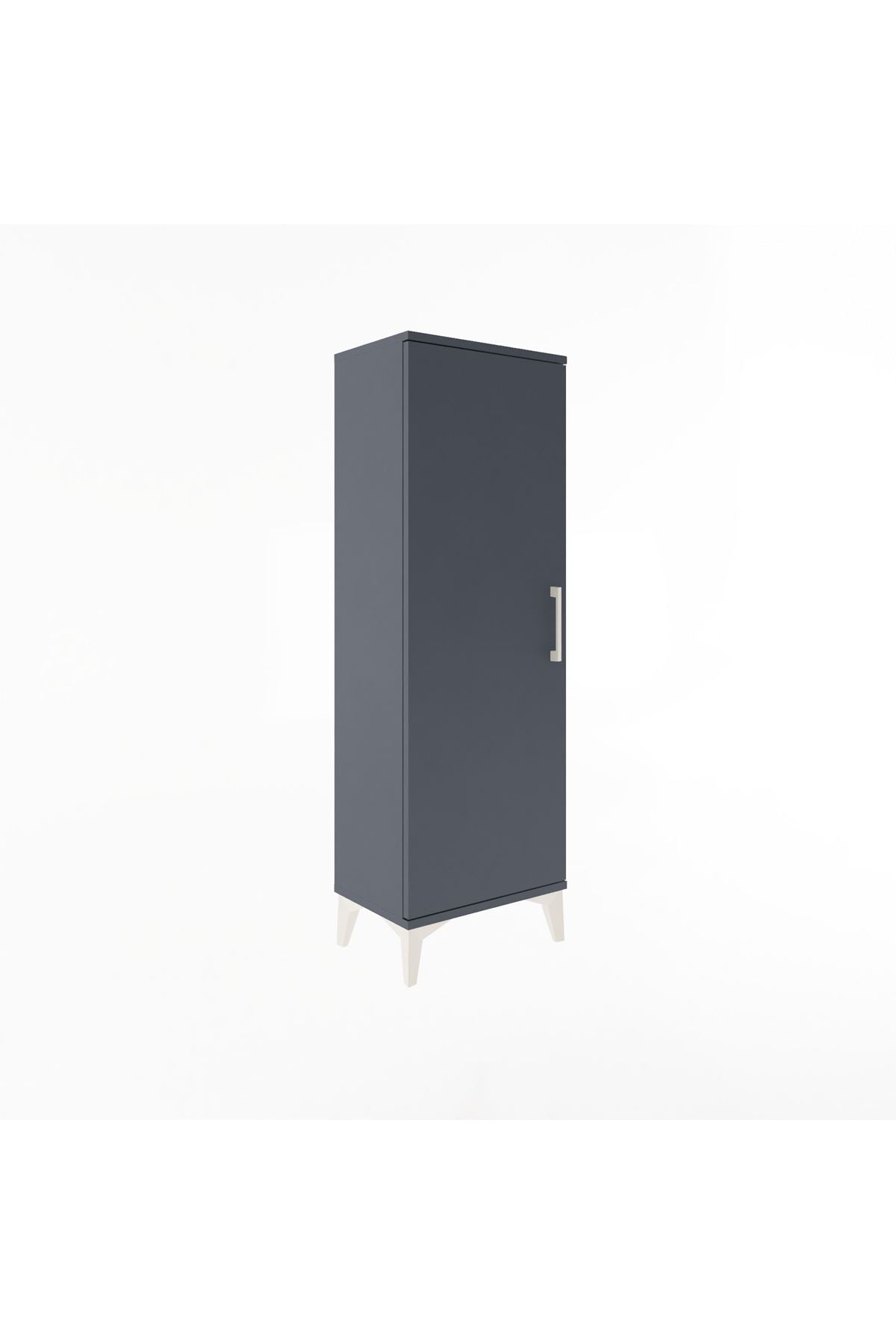 Arges Dolap Tek Raflı Tek Kapaklı Tek Askılı 44x30x134 - S16M085V5A