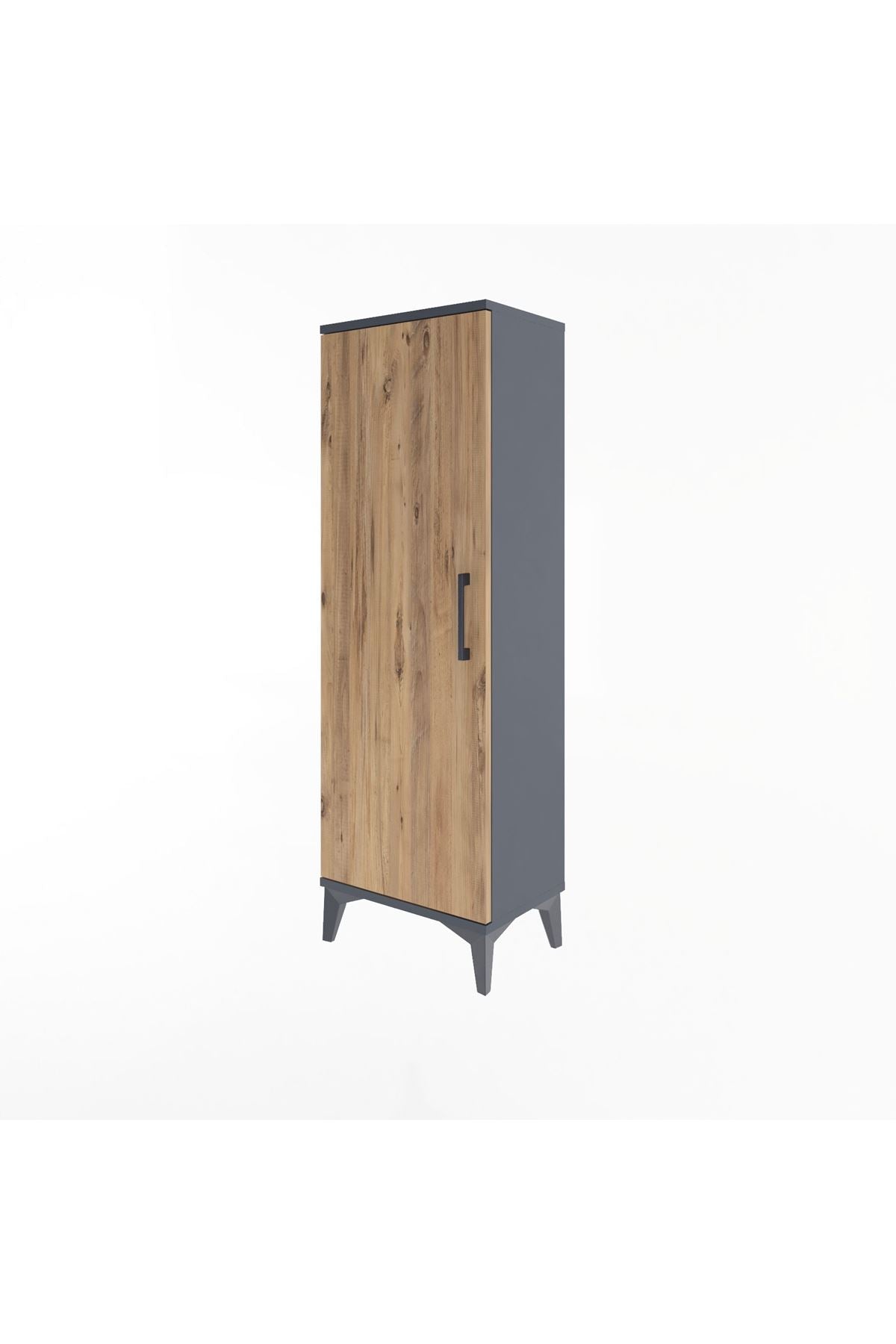 Arges Dolap Tek Raflı Tek Kapaklı Tek Askılı 44x30x134 - S16M085V6A
