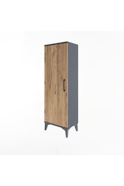 Arges Dolap Tek Raflı Tek Kapaklı Tek Askılı 44x30x134 - S16M085V6A