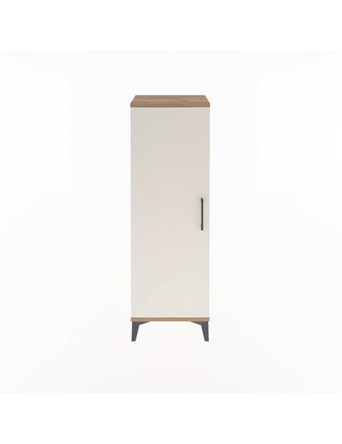 Arges Dolap Tek Raflı Tek Kapaklı Tek Askılı 44x30x134 - S16M085V7A