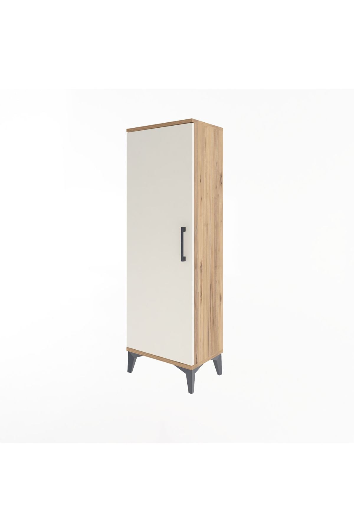 Arges Dolap Tek Raflı Tek Kapaklı Tek Askılı 44x30x134 - S16M085V7A