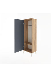 Arges Dolap Tek Raflı Tek Kapaklı Tek Askılı 44x30x134 - S16M085V8A