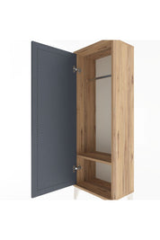 Arges Dolap Tek Raflı Tek Kapaklı Tek Askılı 44x30x134 - S16M085V8A
