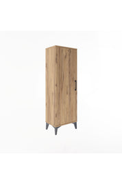 Arges Dolap Tek Raflı Tek Kapaklı Tek Askılı 44x30x134 - S16M085V9A