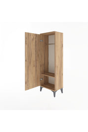 Arges Dolap Tek Raflı Tek Kapaklı Tek Askılı 44x30x134 - S16M085V9A