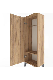 Arges Dolap Tek Raflı Tek Kapaklı Tek Askılı 44x30x134 - S16M085V9A