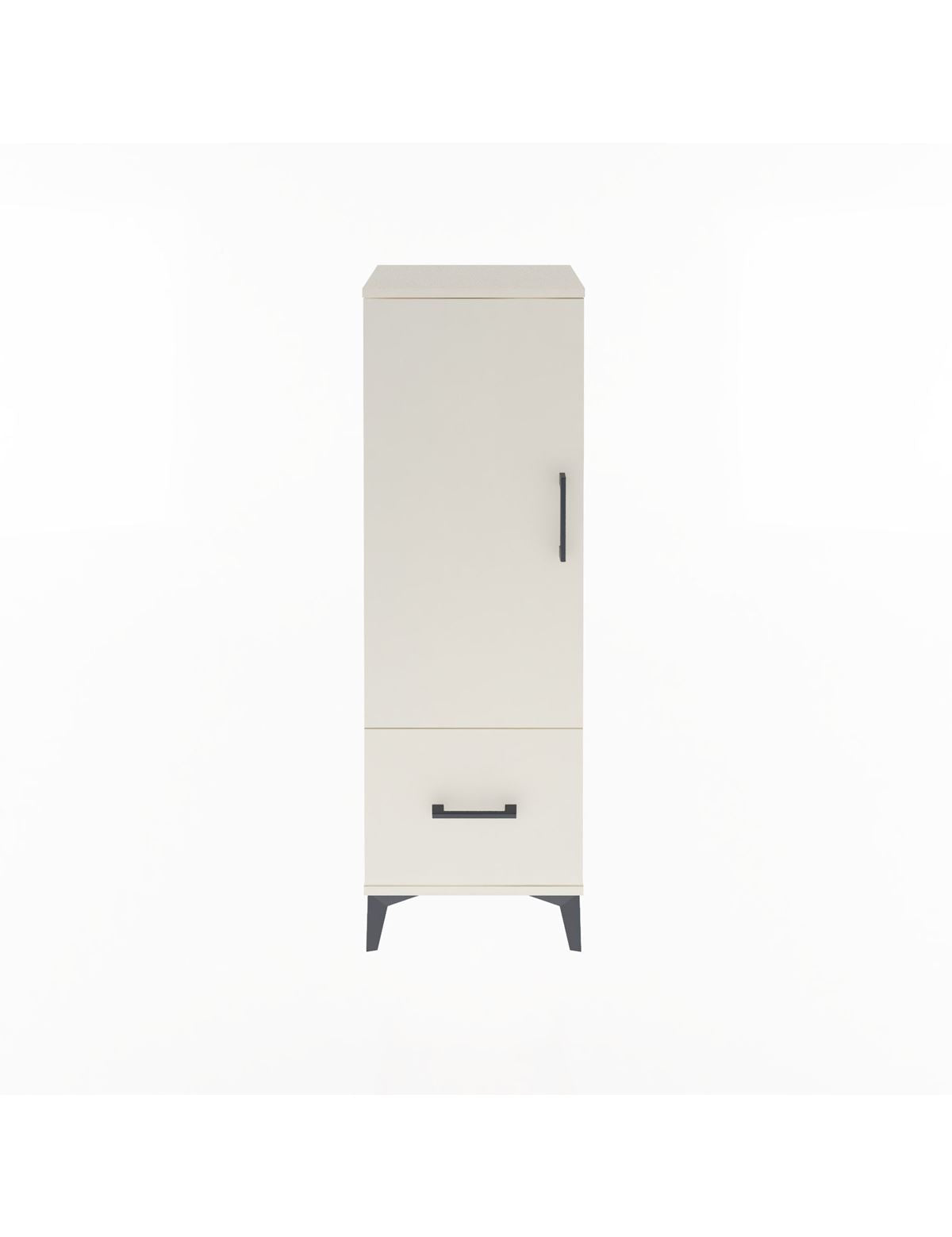 Arges Dolap Tek Raflı Tek Çekmeceli Tek Askılı 44x30x134 - S16M086V1A