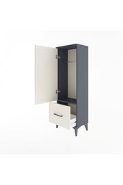 Arges Dolap Tek Raflı Tek Çekmeceli Tek Askılı 44x30x134 - S16M086V4A