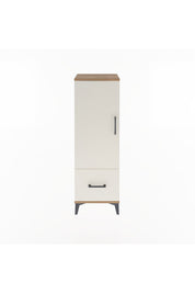 Arges Dolap Tek Raflı Tek Çekmeceli Tek Askılı 44x30x134 - S16M086V7A