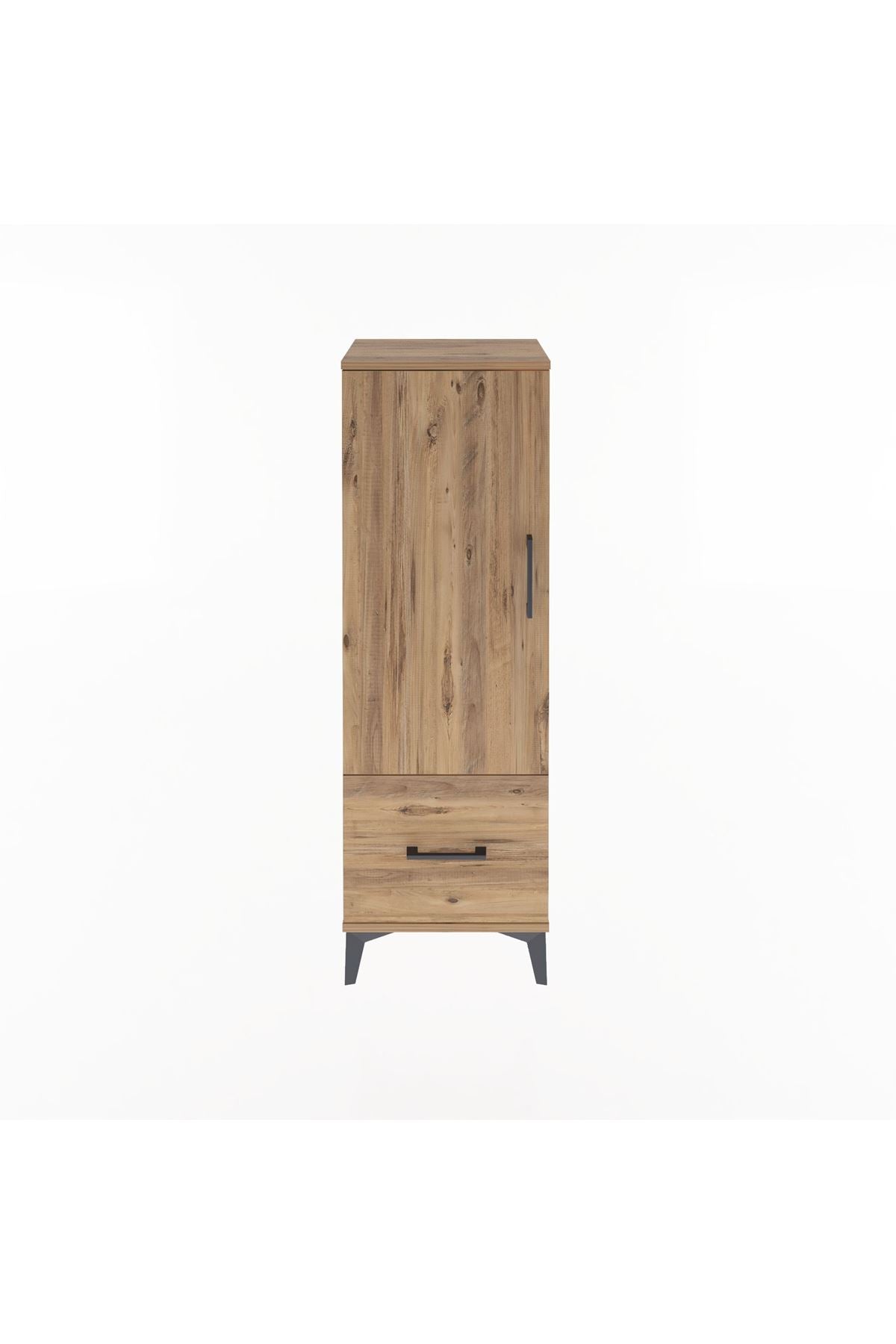Arges Dolap Tek Raflı Tek Çekmeceli Tek Askılı 44x30x134 - S16M086V9A