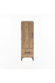 Arges Dolap Tek Raflı Tek Çekmeceli Tek Askılı 44x30x134 - S16M086V9A
