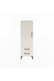 Arges Dolap Tek Raflı 2 Çekmeceli Tek Askılı 44x30x134 - S16M087V1A