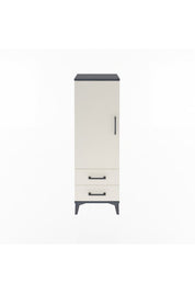 Arges Dolap Tek Raflı 2 Çekmeceli Tek Askılı 44x30x134 - S16M087V4A
