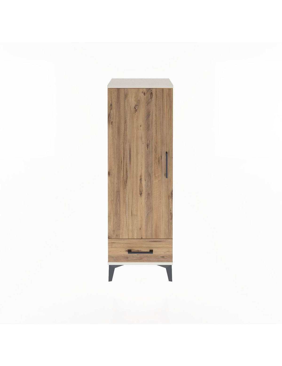 Arges Dolap Tek Raflı Tek Çekmeceli Tek Askılı 44x30x134 - S16M088V3A