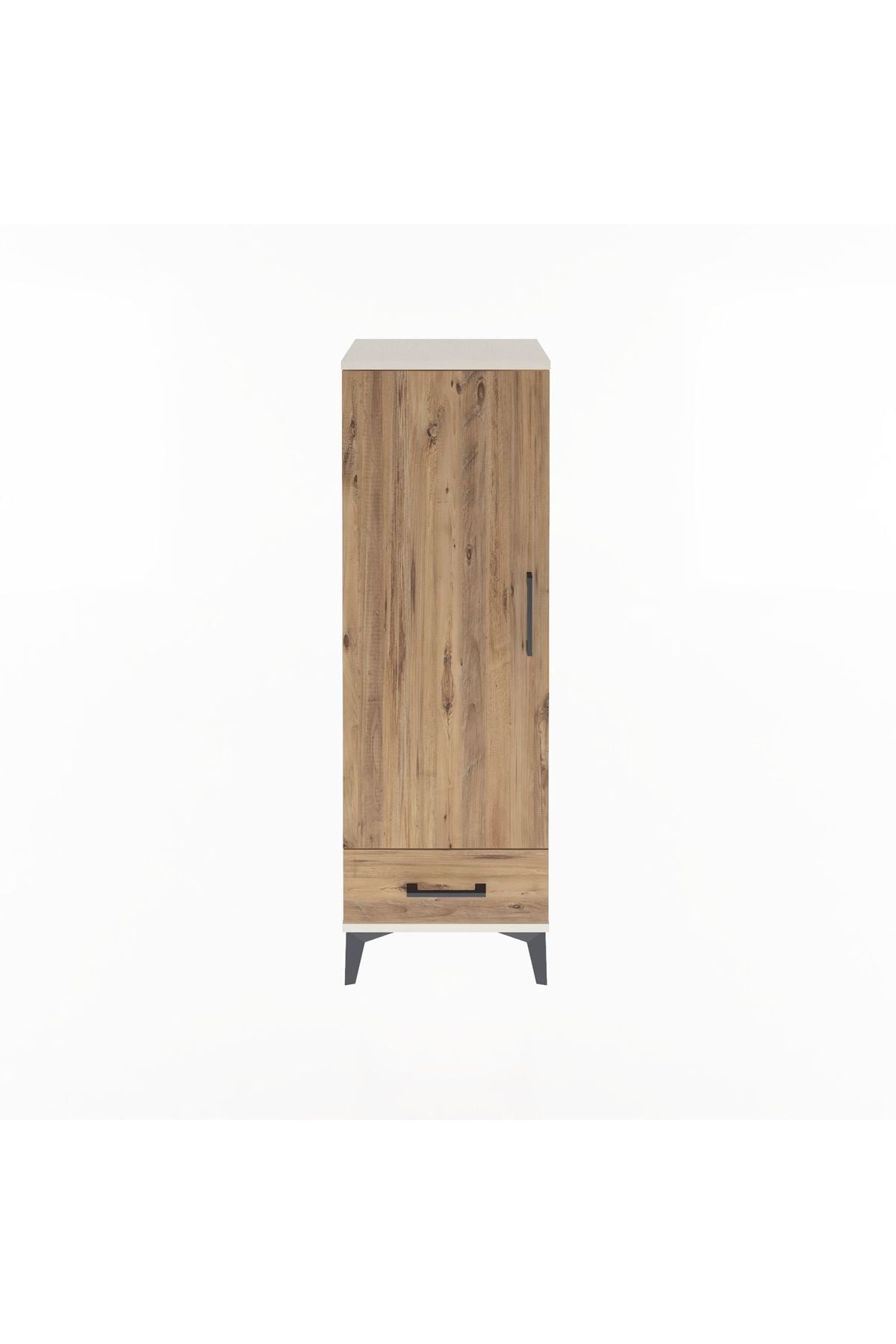 Arges Dolap Tek Raflı Tek Çekmeceli Tek Askılı 44x30x134 - S16M088V3A