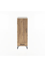Arges Dolap Tek Raflı Tek Çekmeceli Tek Askılı 44x30x134 - S16M088V3A