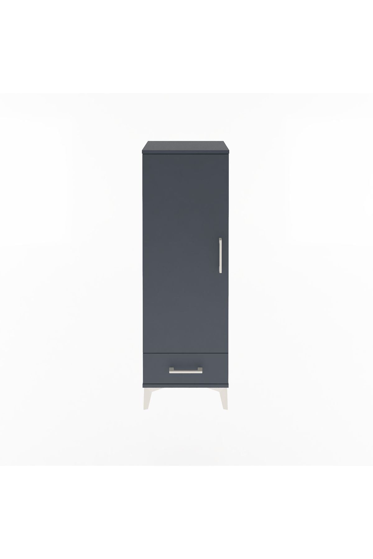 Arges Dolap Tek Raflı Tek Çekmeceli Tek Askılı 44x30x134 - S16M088V5A