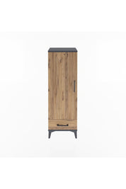 Arges Dolap Tek Raflı Tek Çekmeceli Tek Askılı 44x30x134 - S16M088V6A
