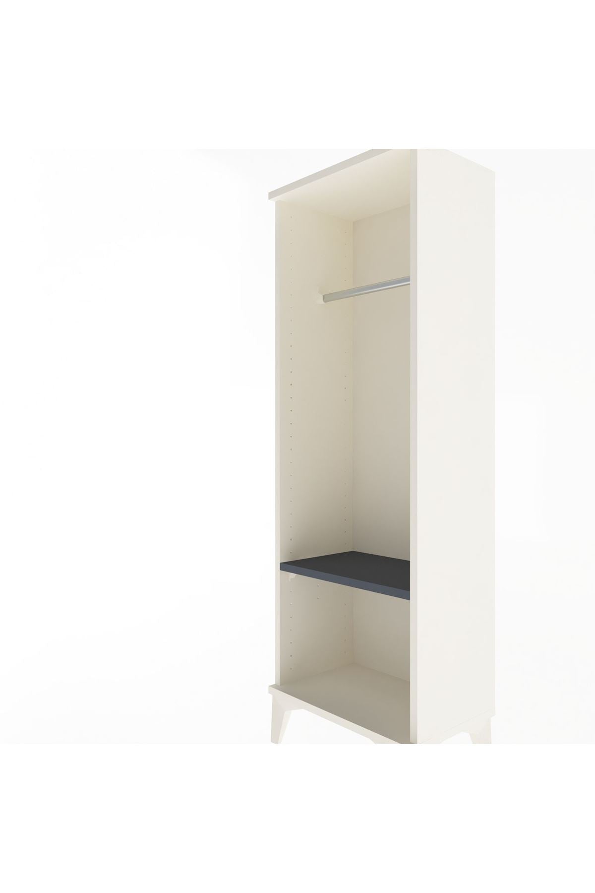 Arges Dolap Tek Raflı Tek Askılı 44x30x134 - S16M090V2A