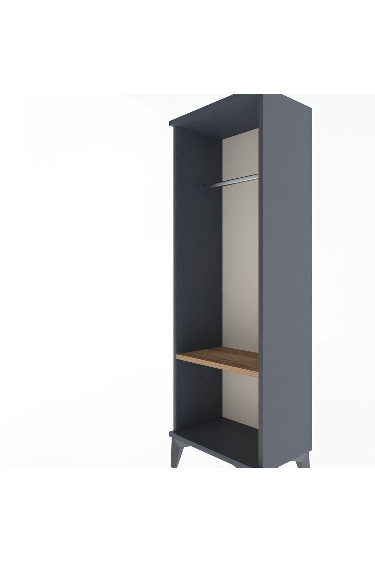 Arges Dolap Tek Raflı Tek Askılı 44x30x134 - S16M090V6A