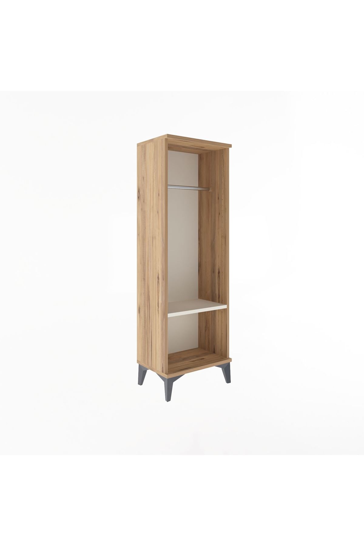 Arges Dolap Tek Raflı Tek Askılı 44x30x134 - S16M090V7A