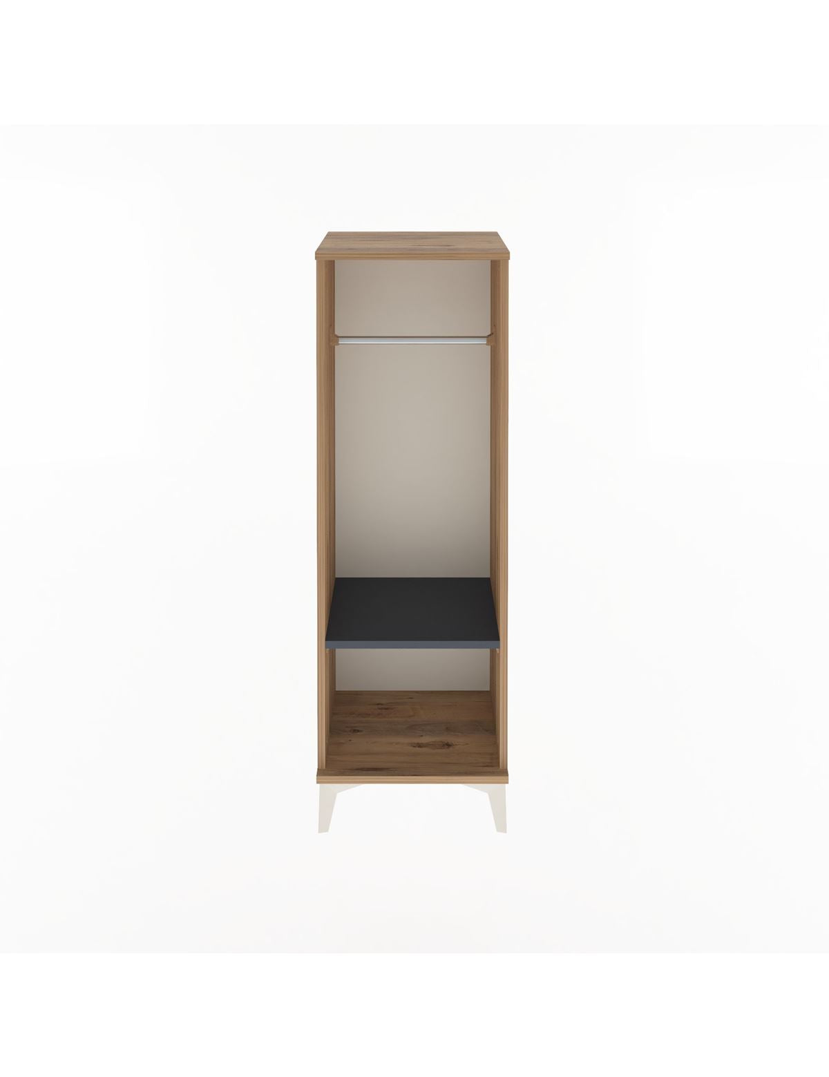 Arges Dolap Tek Raflı Tek Askılı 44x30x134 - S16M090V8A