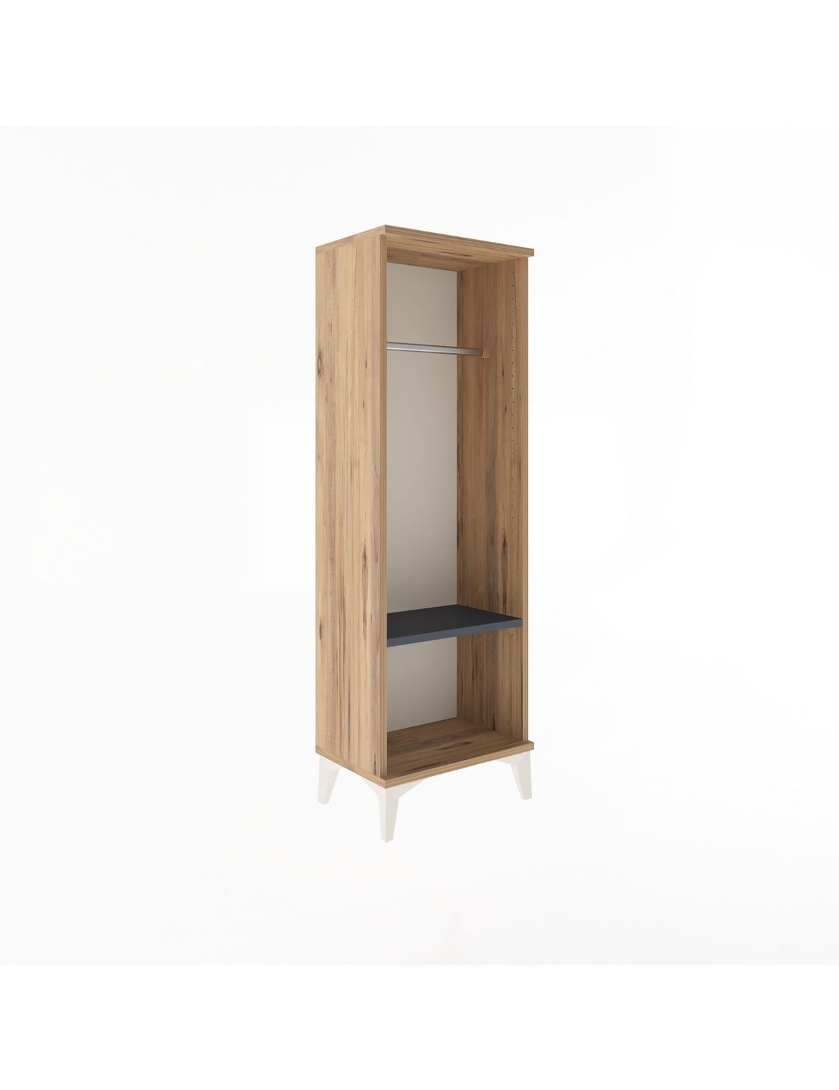 Arges Dolap Tek Raflı Tek Askılı 44x30x134 - S16M090V8A