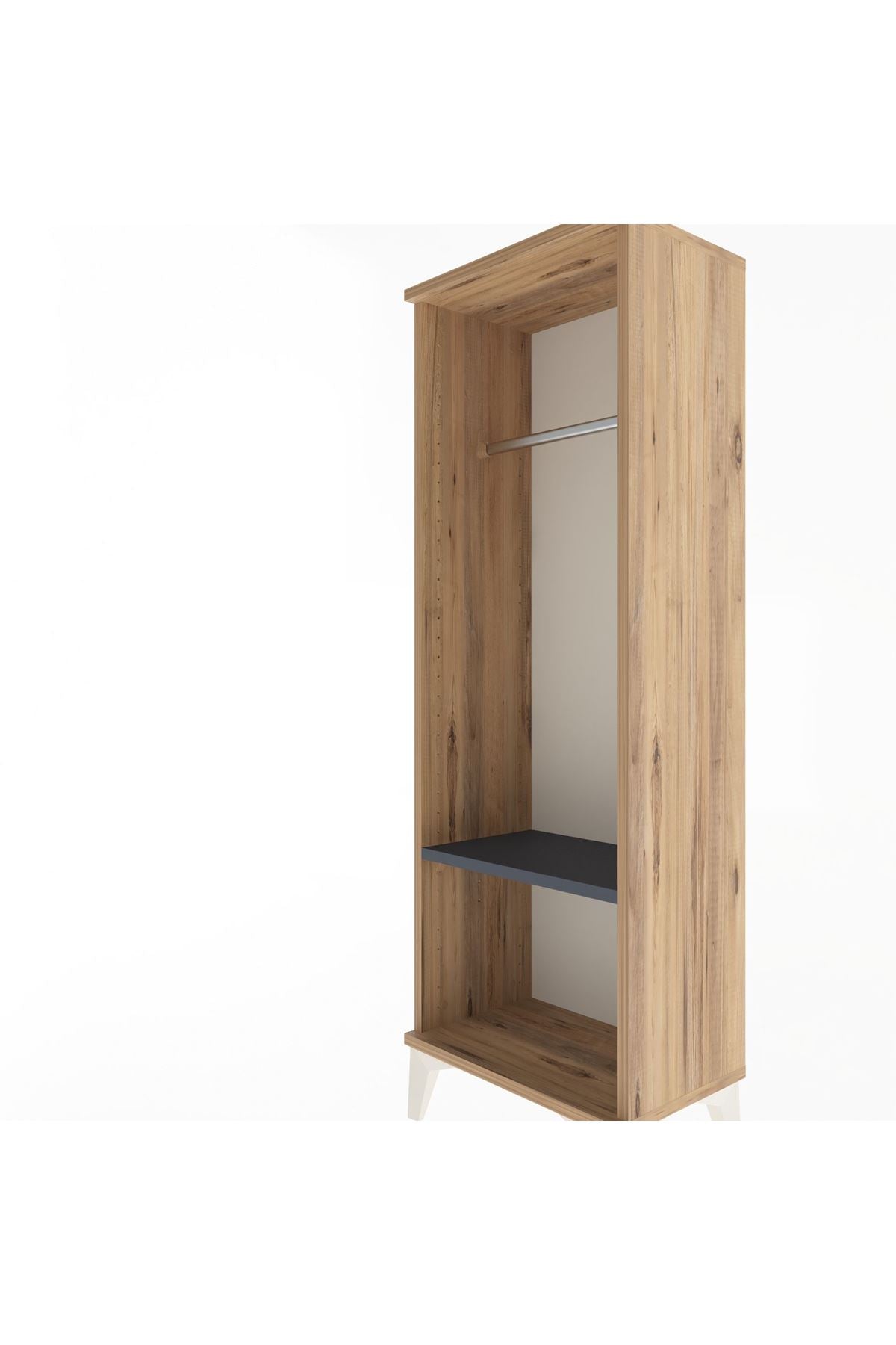 Arges Dolap Tek Raflı Tek Askılı 44x30x134 - S16M090V8A