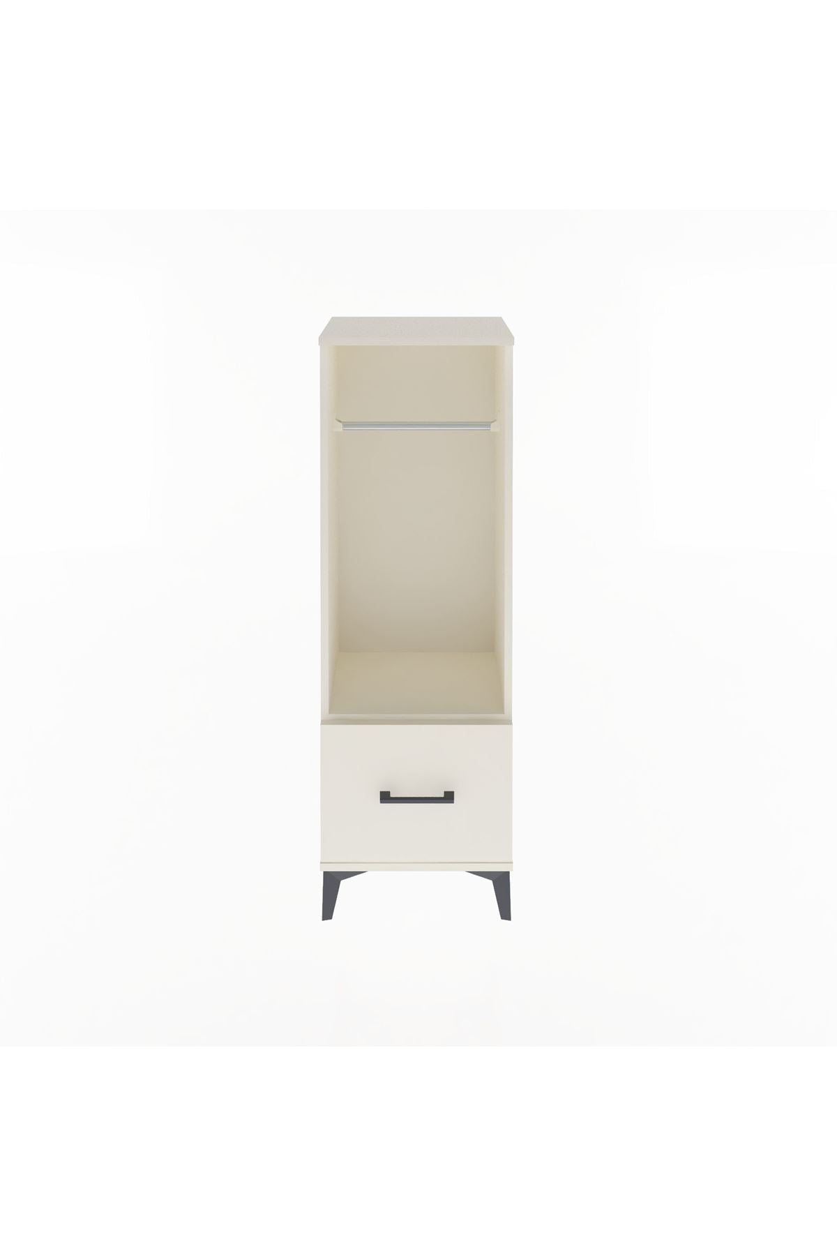 Arges Dolap Tek Raflı Tek Çekmeceli Tek Askılı 44x30x134 - S16M091V1A