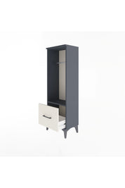 Arges Dolap Tek Raflı Tek Çekmeceli Tek Askılı 44x30x134 - S16M091V4A